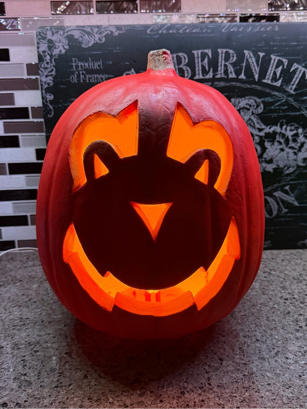 Electric Awesome light up pumpkin. Happy Halloween. 🎃